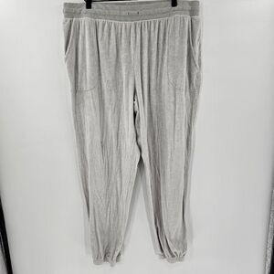 Secret treasures jogger velvet xl gray silver pajama comfy